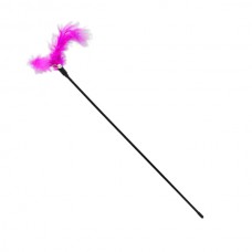 Іграшка д/котів 1шт Паличка з пірям і дзвоником арт.1052#-003 *12