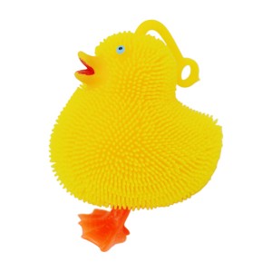 Іграшка антистрес Качка світлодіодна на мотузці *12