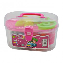 Глина д/ліплення набір 12 кольорів +2фігурки у кейсі арт.8624