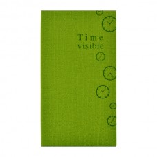 Блокнот А6 Еко шкіра Time Visible прошитий в клітинку