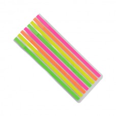 Стікер для книг неоновий Набір 14см 8шт (2*4кол.)