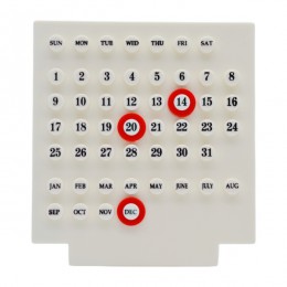 Календар настільний Акриловий деревяна підставка арт.6818-1