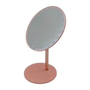 Дзеркало д/макіяжу LED підсвітка Кругле на підставці арт.JM-038