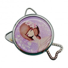 Дзеркало кишенькове з короткою ручкою Princess арт.Z-05 *24