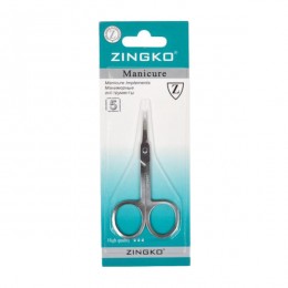 Ножниці манікюрні Zingko сталь вигнуті 9см