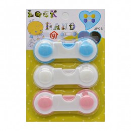 Замок-фіксатор д/шаф і дверей YOUBER 3шт арт.1118-29