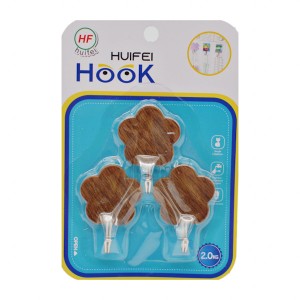 Гачки самоклеючі 3шт HuiFei арт.1118-51