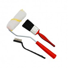 Набір Малярський Пензлик №2+ Валик+щітка дротяна арт.1118-54