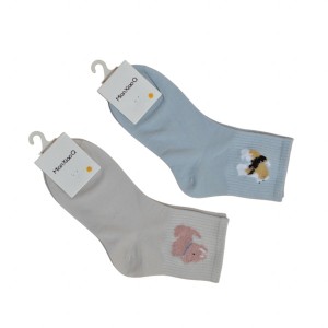 Шкарпетки дитячі MianXiaoQ високі Принт Мікс *10