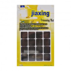 Наклейки гумові д/меблів 16шт квадратні 2см арт.330-8029