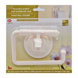 Тримач д/туал паперу Jinghong 1шт пластик з присоскою арт.А931-354