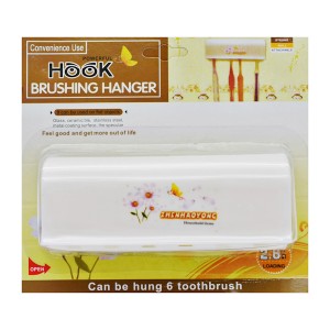 Тримач д/зубних щіток Hook пластик на присосках арт.A216-9530