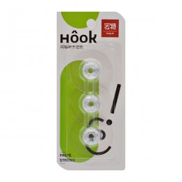 Гачки самоклеючі Hook 3шт 2кг декоративні арт.A978-HT-201