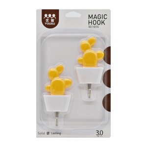 Гачки самоклеючі YOUXU 2шт 3кг Декор пластиковий арт.A961-6084