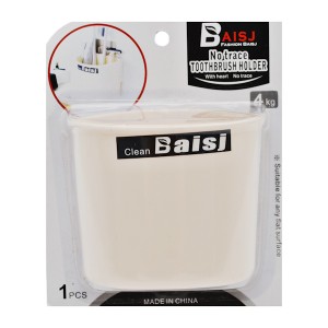Стакан д/зуб щіток Baisj 1шт навісний самоклеючий пластик арт.215-1-1801