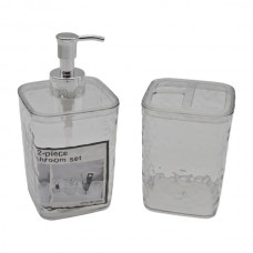 Набір аксесуарів д/ванної 2предм. Пластик арт.Y308-Q25-163C-2