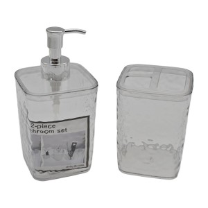 Набір аксесуарів д/ванної 2предм. Пластик арт.Y308-Q25-163C-2