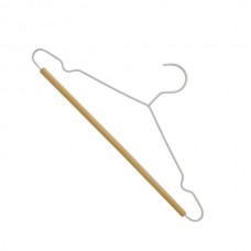 Вішалка металева з деревяною поперечиною 42см 1шт *5