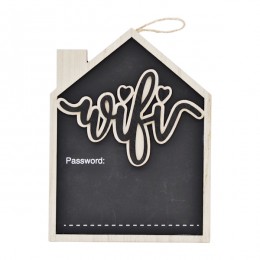 Декоративний навісний Будиночок д/нагадування пароля WiFi