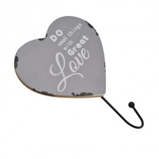 Декоративний навісний Гачок 1шт Сердечко/Будиночок Мікс