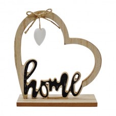 Декоративний напис 17*4,5*16см home в серці