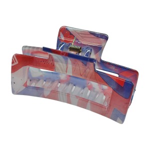 Краб д/волосся пластик 9см Мілітарі Кольоровий арт.67#-JZ05 *12