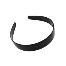Обруч д/волосся 1шт пластик 2,5см Чорний арт.67#-SP016 *12