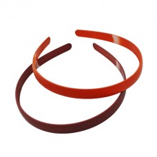 Обруч д/волосся 1шт пластик 1,5см Кольоровий арт.67#-SP018 *12