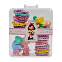 Резинка+краб д/вол Дитяча Міні Набір у футлярі арт.67#-SP006 *12