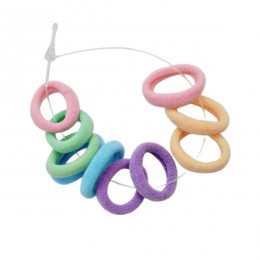 Резинка д/вол Дитяча Міні Яскрава Набір 10шт арт.67#-SP004
