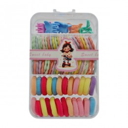 Резинка д/вол Дитяча Міні Набір +5 міні-крабів у футлярі арт.67#-SP003 *12