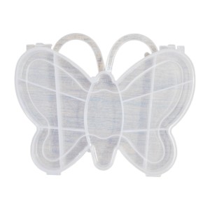 Контейнер д/бісеру пластиковий 1шт Метелик/Поні/Єдиноріг Мікс *12