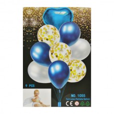Кулька повітряна Party Набір 9шт з Серцем арт.1052#-Q002