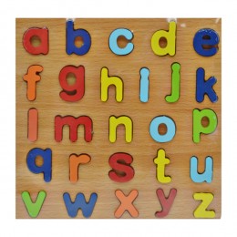 Іграшка деревяна Табличка 20*20 Англ. алфавіт/Цифри арт.2020