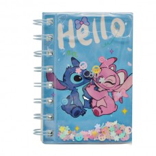 Блокнот А7 Stitch на спіралі водна обкладинка арт.RY2100(1056#-03) *20