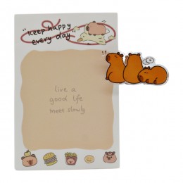 Стікери 1шт Капібара з кліпсою арт.137#-05