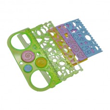 Лінійка-трафарет Набір 7шт арт.7112