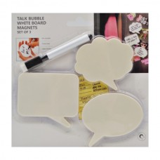 Магніт на холодильник д/нотаток Набір 3шт з маркером арт.16770-8