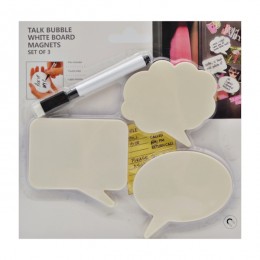 Магніт на холодильник д/нотаток Набір 3шт з маркером арт.16770-8