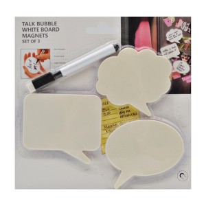 Магніт на холодильник д/нотаток Набір 3шт з маркером арт.16770-8
