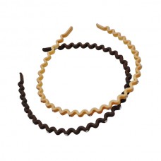 Обруч д/волосся 1шт пластик Хвиля Кольоровий стрази арт.67#-F05 *12