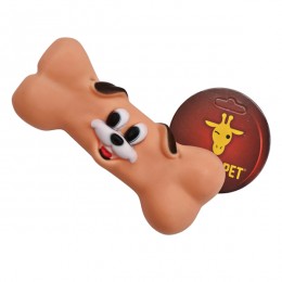 Іграшка д/собак Winky Pet 1шт Кістка Смайл з пищалкою арт.KR-2417 *12