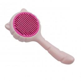 Щітка-пуходерка д/котів з функйцією очищення шерсті 1шт арт.KR-2419