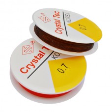 Волосінь д/рукоділля Crystal String 0.7мм на котожці кольорова арт.2306-7 *10