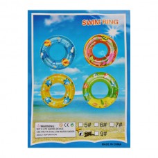 Круг д/плавання надувний SWIM RING 80см Кольоровий з малюнком *12