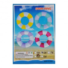 Круг д/плавання надувний SWIM RING 60см Кольорова Полоска *12