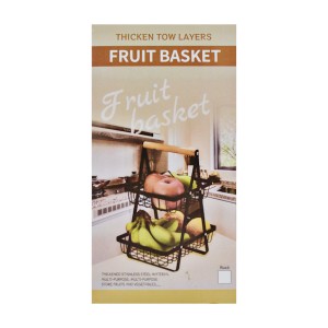 Корзина д/фруктів металева 2-х рівнева арт.171-7