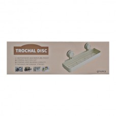 Полиця навісна Trochal Disc прямокутна пластикова арт.171-17