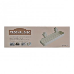 Полиця навісна Trochal Disc прямокутна пластикова арт.171-17