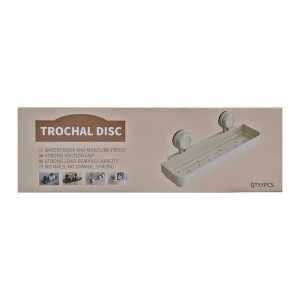 Полиця навісна Trochal Disc прямокутна пластикова арт.171-17